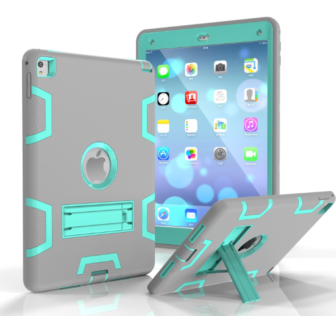 Full Coverage Silicone Kids Tablet Case with Stand